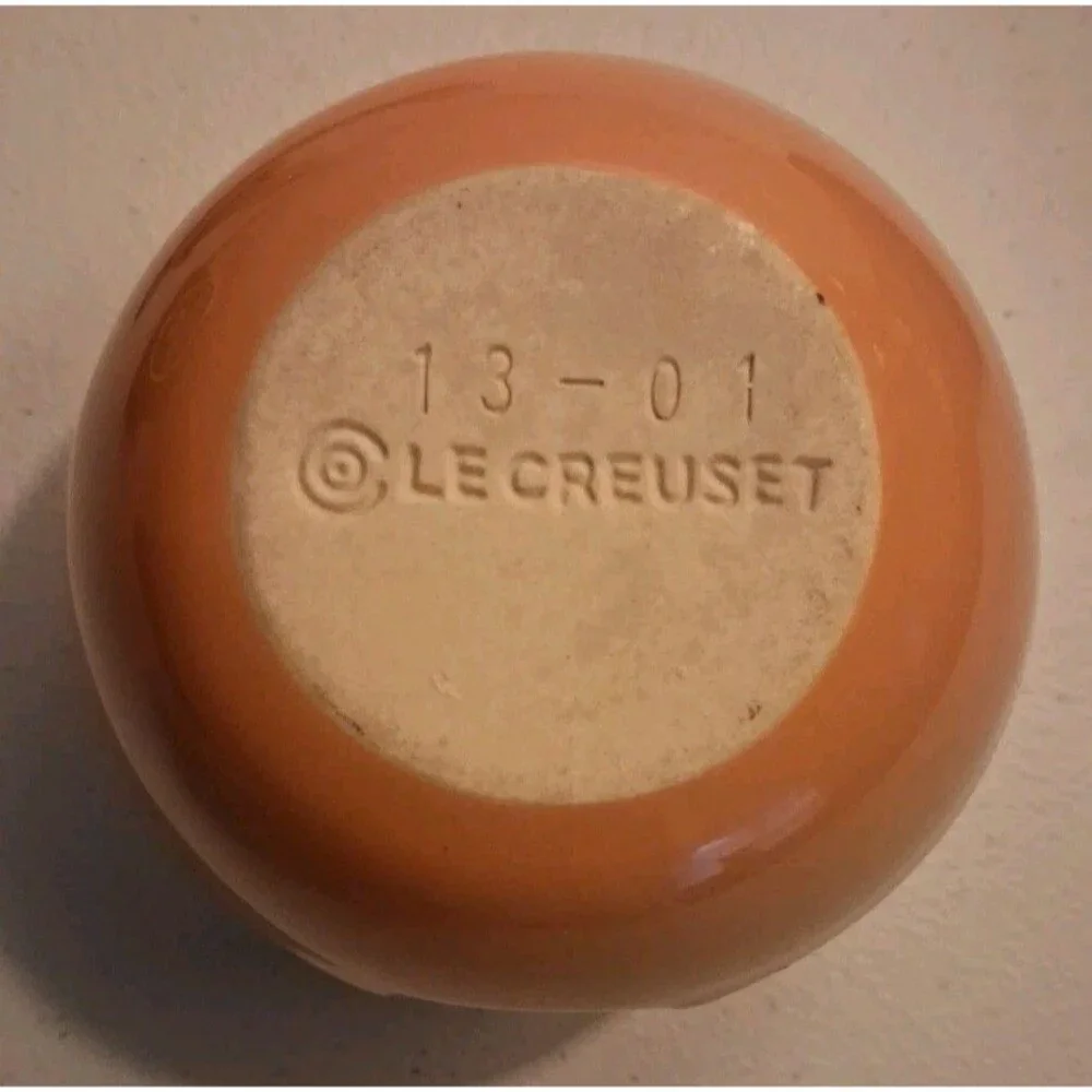 Le Crueset Honey Pot With Dipper/Lid In Discontinued Dijon Yellow